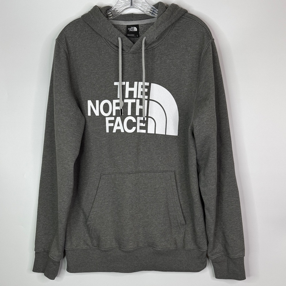 The North Face Gray Hooded Sweatshirt Size Medium